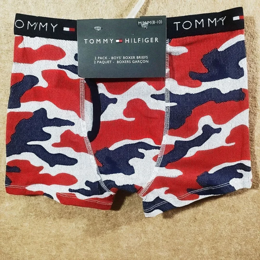 Tommy Hilfiger Boys Boxer Briefs Underwear -J